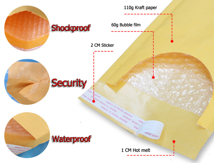 The Details Of Kraft Bubble Mailers