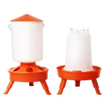 Plastic Chick Feeder and Drinker Set - 1.5L Drinker & 3KG Feeder for Poultry Ducks and Chickens
