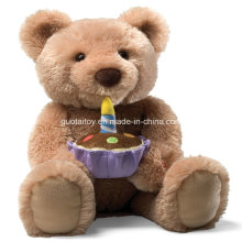 Singing Plush Teddy Bear for Birthday (GT-09740)
