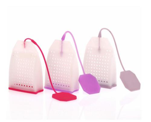 Silicone Strainer for Loose Leaves Reusable Bag