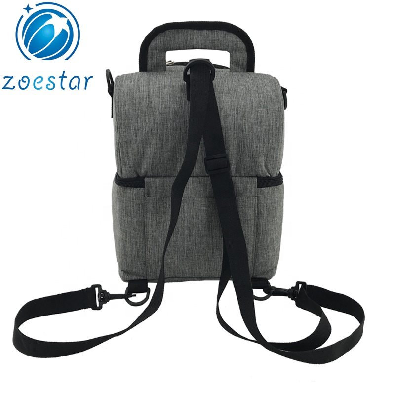 Portable Two Decks Insulated Lunch Backpack Food Lunch Container Holder Cooler Bag