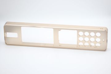 Aluminum door lock panel