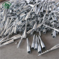 Galvanized Ground Screw Anchor untuk Sokongan Pembinaan