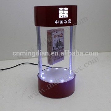 magnetic levitation cigarette display,LED Magnetic levitating tobacco display