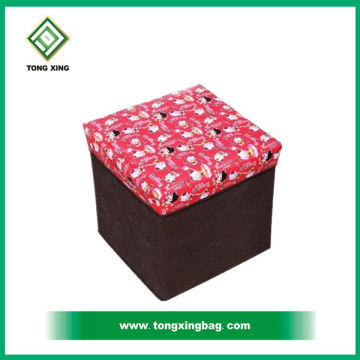 Big Flower Square Canvas Storage Box