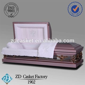 Square Corner Stainless Steel Funeral Casket 1902