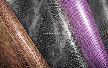 Crystal foil printing on genuine leather and fabric