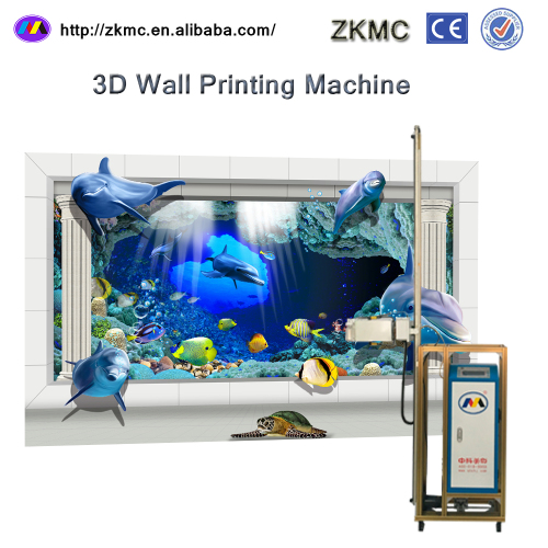 3D Automatic wall Inkjet Printer Wall Printing Machine