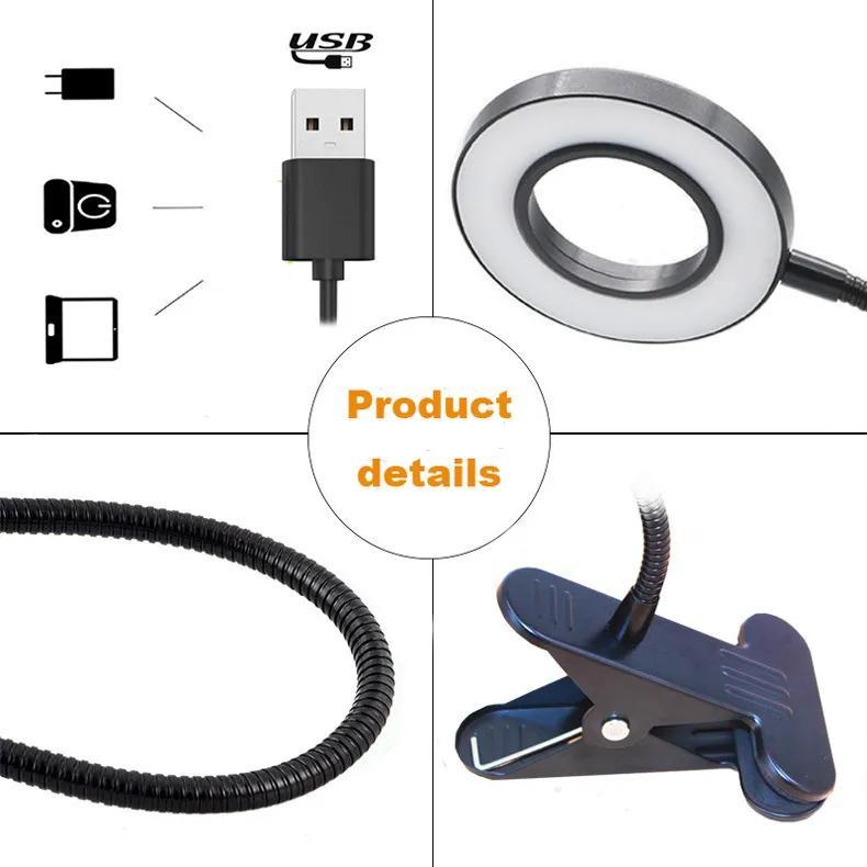 Modern Adjustable LED Desk Lamp for Home Office Lighting
