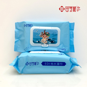 antibacteria wipes clamshell double-layer packaging China Factory