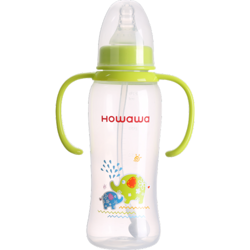 9oz PP Baby Milk Nursing Bottle With Handle