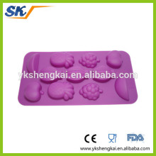 Fruit shape silicone ice mold with morden design
