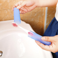 N208 travel toothbrush tube colorful toothbrush tube toothbrush box
