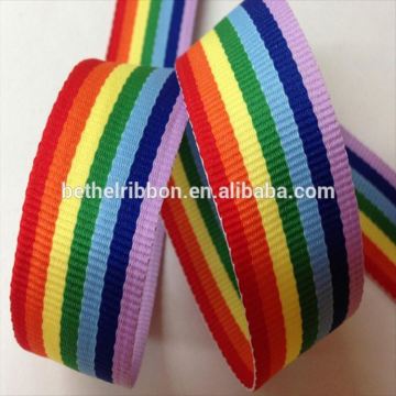 Professional striped material best price different types of ribbons