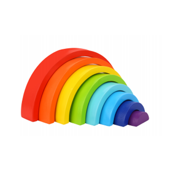 Wooden Rainbow Stacker Wooden Rainbow Stacker