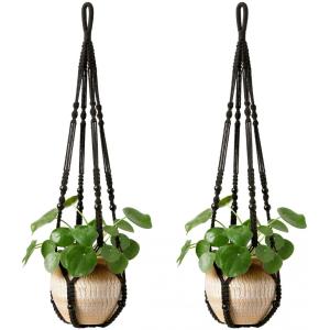 Macrame plant hanger indoor hangende plantenmand