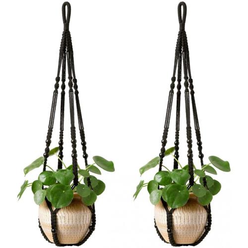 Macrame Plant Hanger Indoor Hanging Planter Basket