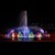 large outdoor decrotive music garden light dance ground fountain
