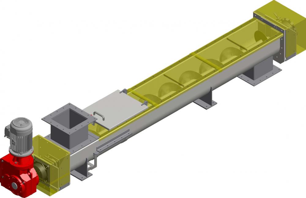 Fly Ash Horizontal Screw Conveyor