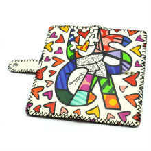 Girls Leather Wallet Heart Leather Wallet Comic Leather Wallet