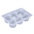 PVC food container tray for dessert chocolate