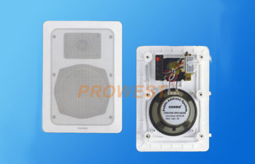 5 Inch 100v Commercial Ceiling Speakers , In Wall Directional Speakers