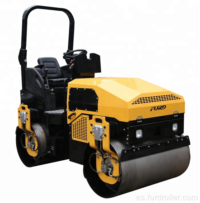 FYL-1200 Ride on Full hidráulico 3ton Vibratorio doble tambor diesel Road Roller