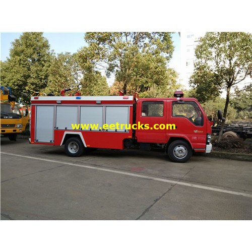 ISUZU 700 Gallons camions de sauvetage incendie