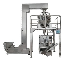 Multi-head weigher filling packing and sealing machine