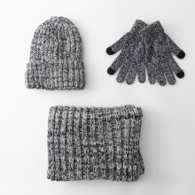 Essential Winter Accessory Set with Hat, Scarf, and Gloves