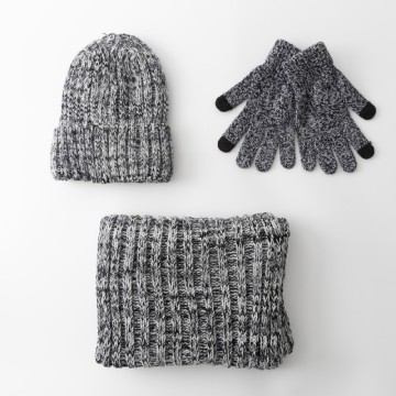 Essential Winter Accessory Set with Hat, Scarf, and Gloves