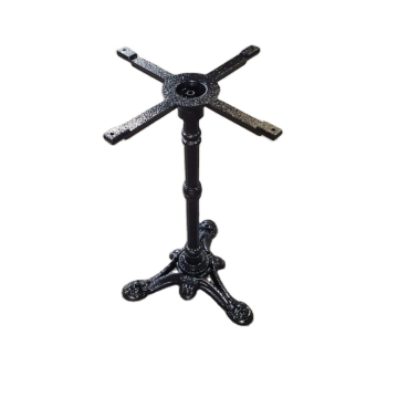 Dining Wrought iron table base with marble top