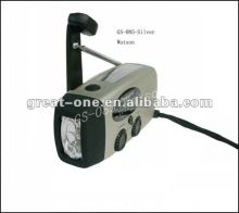 Hot Sale Portable Multifunction solar hand crank Radio