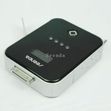 Rechargeable  Mp3 , Mp4  Apple , Moblie  Iphone 4 Fm Transmitters With 5pin Mini Usb