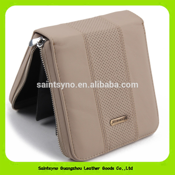 Customized leather car CD holder bag 1509