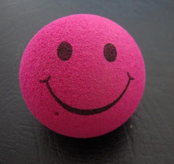 Soft foam toy, eva foam ball, eva smile ball