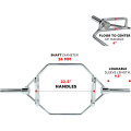 บาร์โอลิมปิกบาร์ Hex Bar Deadlift Bar