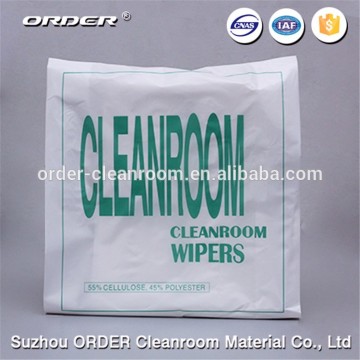 Disposable spunlace non-woven cleanroom wiper cloth