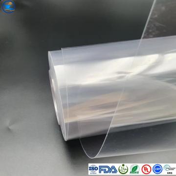 Folha de PVC rígida transparente transparente de 0,5 mm para impressão
