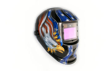 Auto Dark Full Head Welding Helmet , Electronic Arc Welding Mask