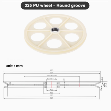 PU Pulley 325 Standard Parts Supply