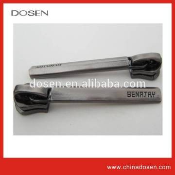 metal zipper,luggage parts,leather zipper puller