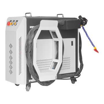 Compact Air Cooling Handheld Pulsed Laser Cleaner