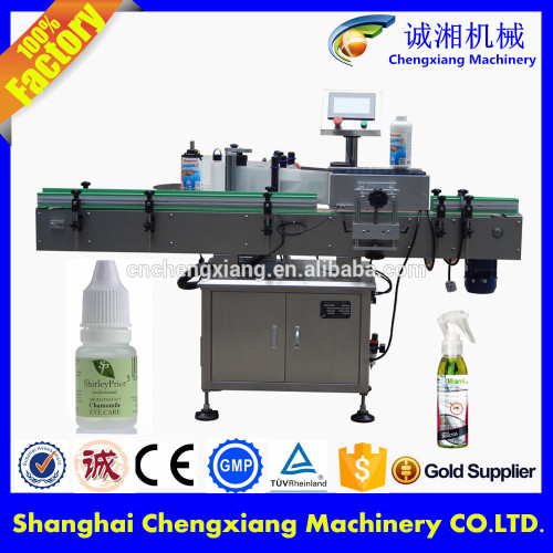 Automatic olive oil labeling machine for plastic bottle