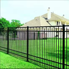 Outdoor Courtyard Fence with Decorative