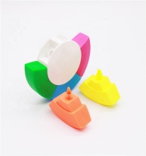 Custom Logo Plastic Palm Shape Multi Colored Highlighter Pen