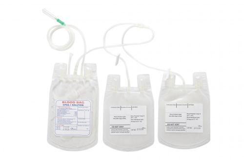 Одиночная двойная тройная четырехместная сумка для сбора крови по низкой цене
