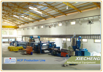 1600 ACP prodcution line , A2 ACP machinery, aluminium coating line, A2 core coil supplier