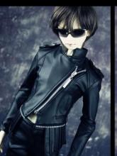 Bjd Leather Unisex Clothes for Ball-jointed Doll