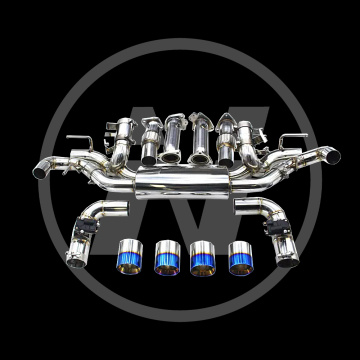 High performance stainless steel Straight pipe exhaust system catback For Chevrolet corvette c8